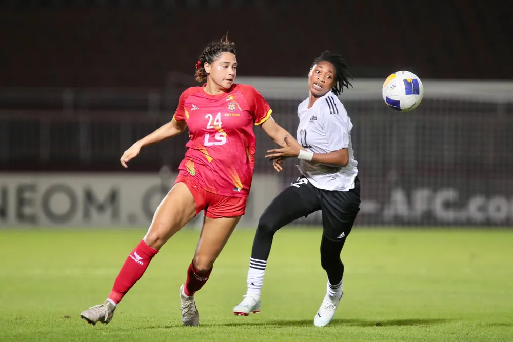 Ngoại binh Cabrera (24) của CLB Nữ TP.HCM. Ảnh: A.P CLB- Nu- TP- HCM.jpg