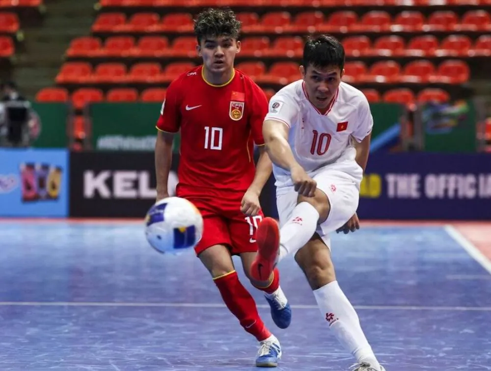 Tuyển Việt Nam thắng tuyển Trung Quốc 1-0 rất khó khăn ở bảng A,VCK Asian Cup 2024 tại Thái Lan. Ảnh: AFC Tuyen- Viet- Nam-02.jpg