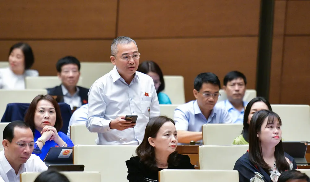 ĐBQH Nguyễn Lân Hiếu (đoàn Bình Định). ĐB Nguyễn Lân Hiếu: Cứu trợ bão số 3, có nơi chôn hàng tấn thực phẩm...