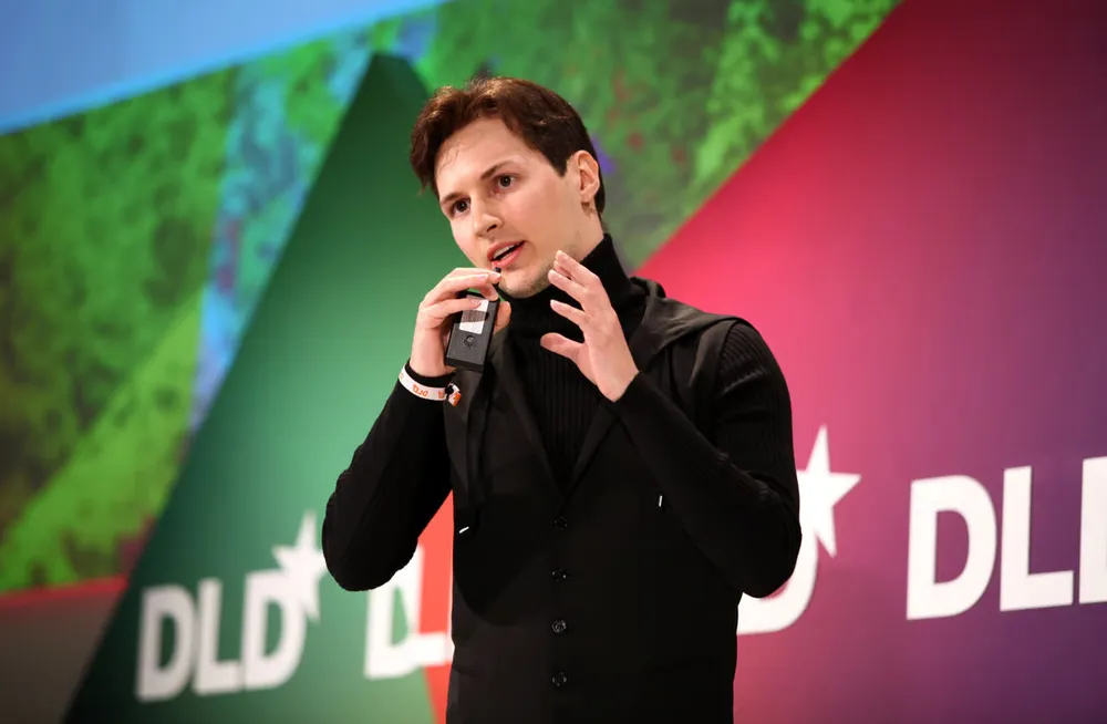 Nhà sáng lập kiêm Tổng Giám đốc điều hành (CEO) của mạng xã hội Telegram - ông Pavel Durov. Ngày 18-5, ông nói rằng đã "từ chối thẳng thừng" yêu cầu từ tình báo Pháp can thiệp bầu cử ở Romania. Ảnh: GETTY IMAGES CEO Telegram nói từ chối thẳng thừng yêu cầu từ tình báo Pháp về can thiệp bầu cử ở Romania.jpg