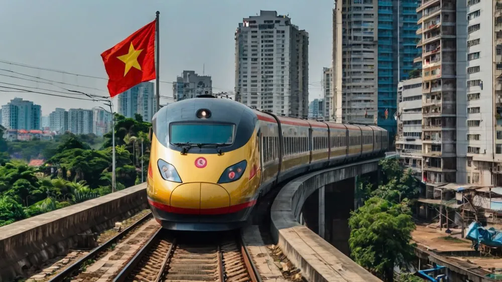 Một số tỉnh sẽ có ít nhất hai nhà ga hành khách đường sắt cao tốc Bắc - Nam ảnh 1 Dự án đường sắt cao tốc Bắc - Nam dự kiến hoàn thành trong năm 2035. Ảnh minh hoạ. Ảnh: V.LONG