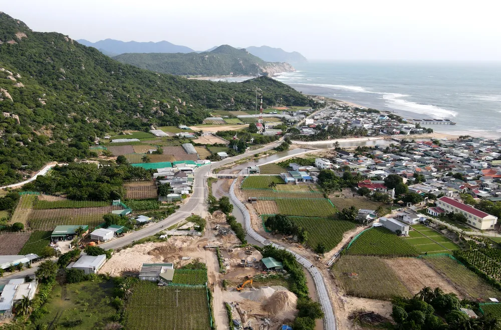 Khu vực xây dựng nhà máy điện hạt nhân Ninh Thuận 2, xã Vĩnh Hải. Ảnh: H.H nhà máy điện hạt nhân 7.jpg