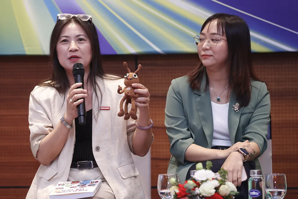 Bà Nguyễn Thị Ngọc Diệp, Phó tổng giám đốc phụ trách kinh doanh của Tạp chí Kinh tế Việt Nam. Ảnh: NGỌC DIỆP ChiNgocDiep.jpg