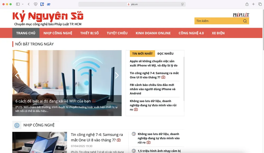 Safari là trình duyệt tốt nhất cho người dùng iOS và macOS. Ảnh: TIỂU MINH Safari là trình duyệt tốt nhất cho người dùng iOS và macOS. Ảnh: TIỂU MINH