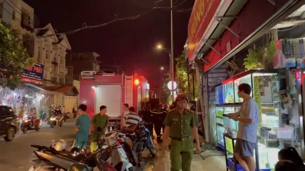 Nguyên nhân vụ cháy đang được điều tra. Ảnh: HT Cháy nhà ở quận 12, một phụ nữ tử vong