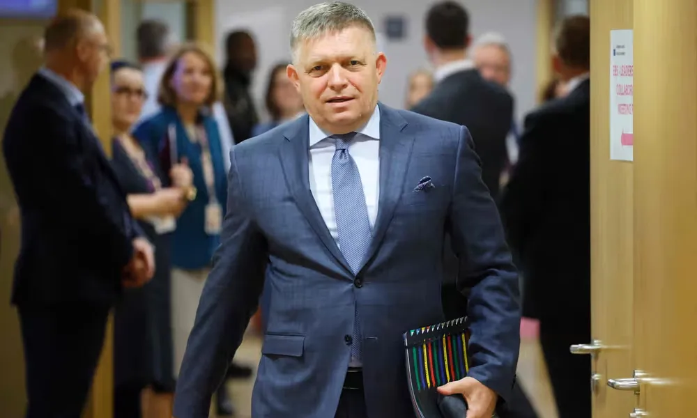 Tân Thủ tướng Slovakia - ông Robert Fico tại hội nghị thượng đỉnh các nhà lãnh đạo EU ở thủ đô Brussels (Bỉ) ngày 26-10. Ảnh: AFP Nóng Nga-Ukraine 27-10: Nga tuyên bố chiếm cứ điểm quan trọng