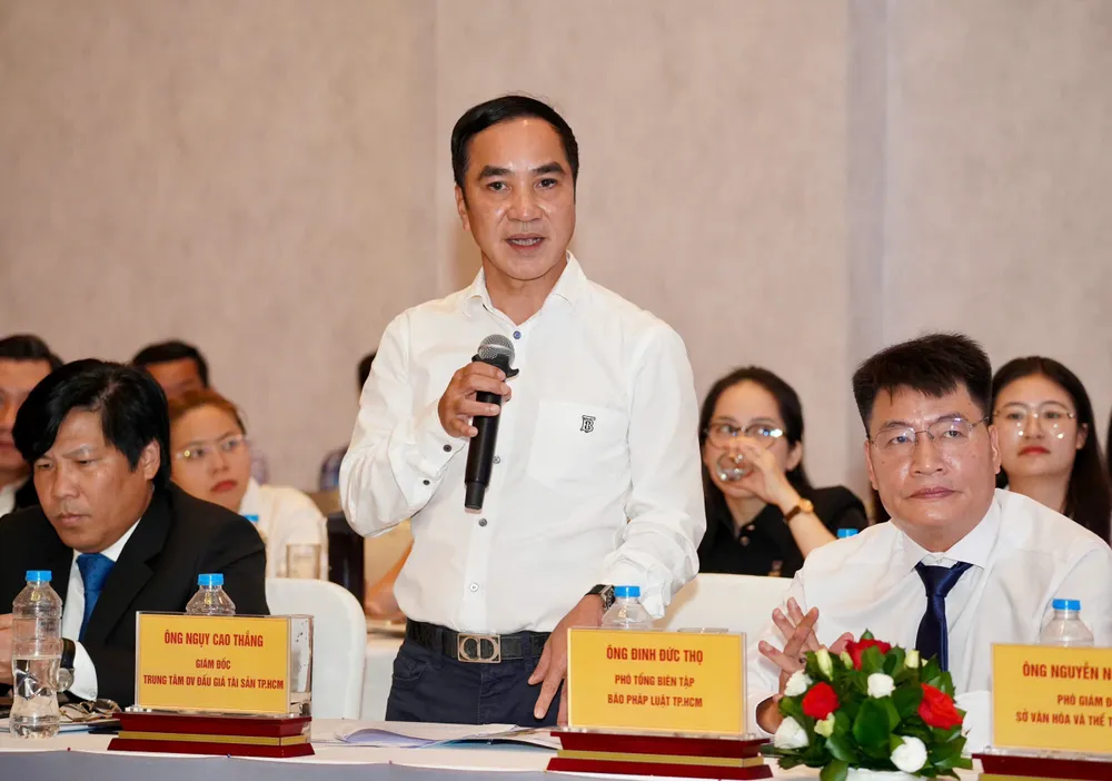 Ông Ngụy Cao Thắng, Giám đốc Trung tâm Dịch vụ đấu giá tài sản TP.HCM. Ảnh: NGUYỆT NHI 1000023089.jpg